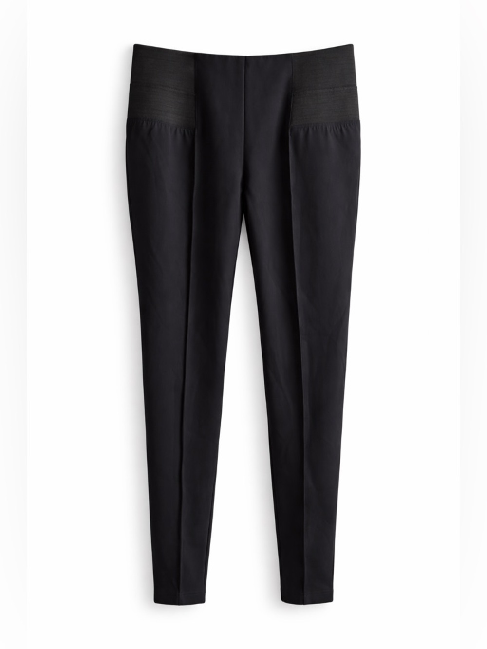 Lafayette 148 New York Black Stretch Pants XL Quiet Luxury Minimalist Career